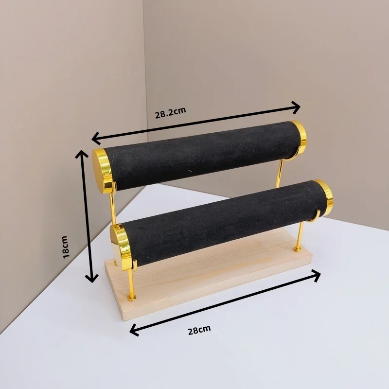 حامل سوار قابل للفصل، حامل تخزين المجوهرات مع حامل مجوهرات صينية خشبية لعرض المجوهرات #5