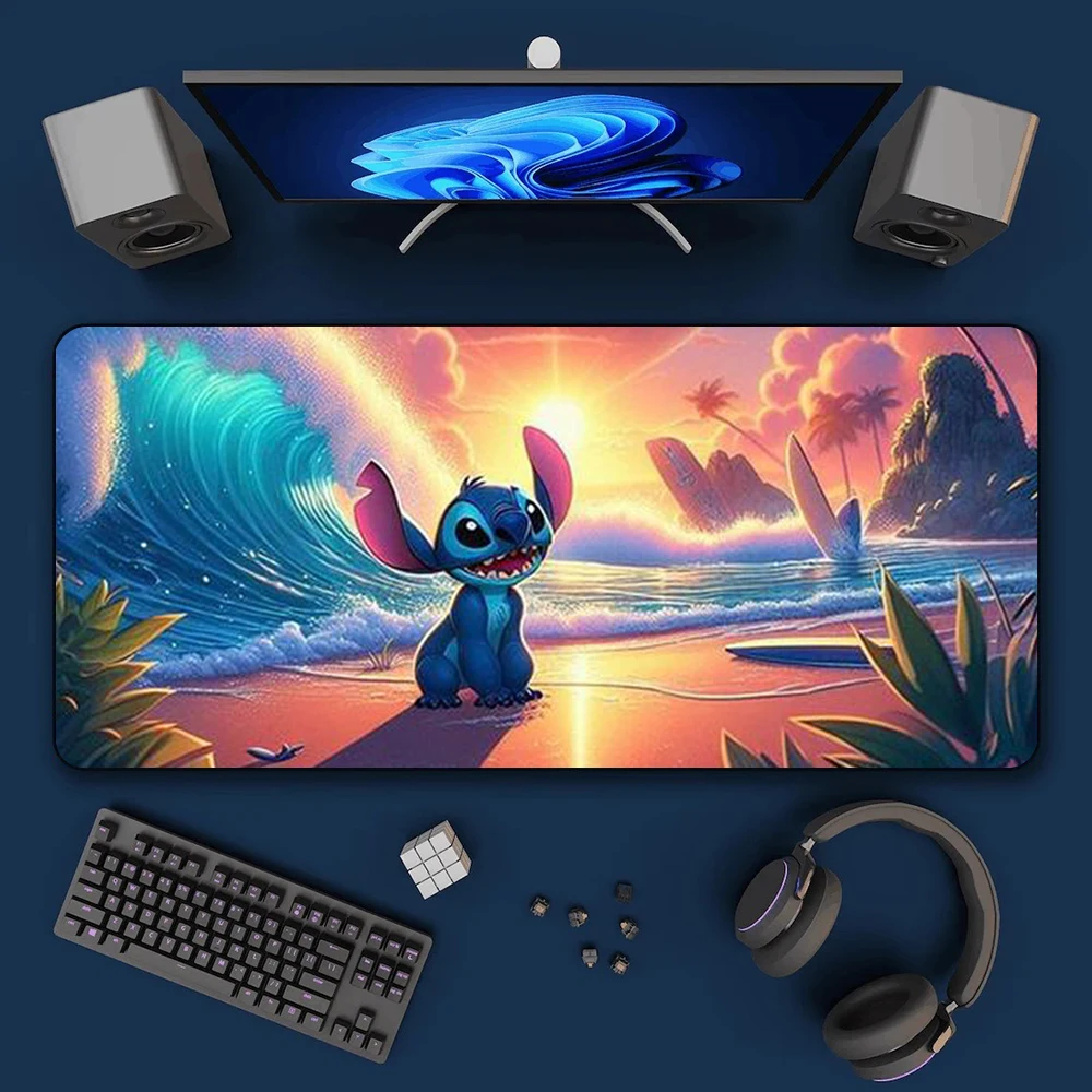 لطيف أنيمي غرزة بو الجلود ماوس HD الطباعة ألعاب الكمبيوتر قفل الحافة عدم الانزلاق ماوس الوسادة عالية الجودة مكتب ماوس الوسادة #2