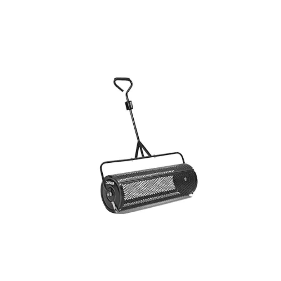 

36-дюймовый прицепной распределитель компоста с прочной стальной рамой и роликами, устойчивыми к ржавчине, для торфа, грунта, навоза, мульчи и удобрений