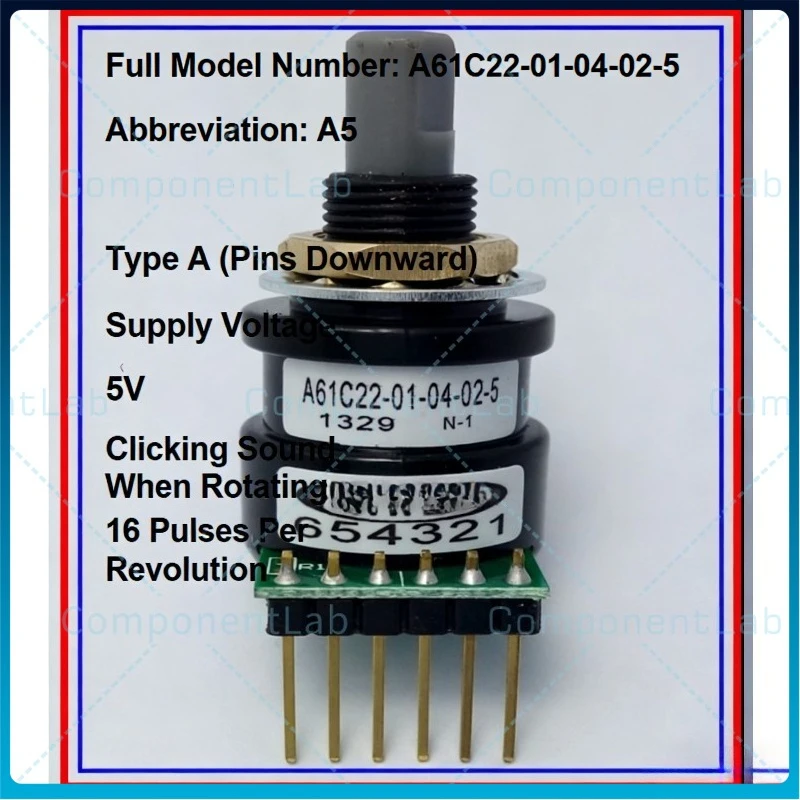 New, photoelectric encoder A61 C22 - 01-04-02 - 3 industrial computer rotary button for HUAVEI.CN