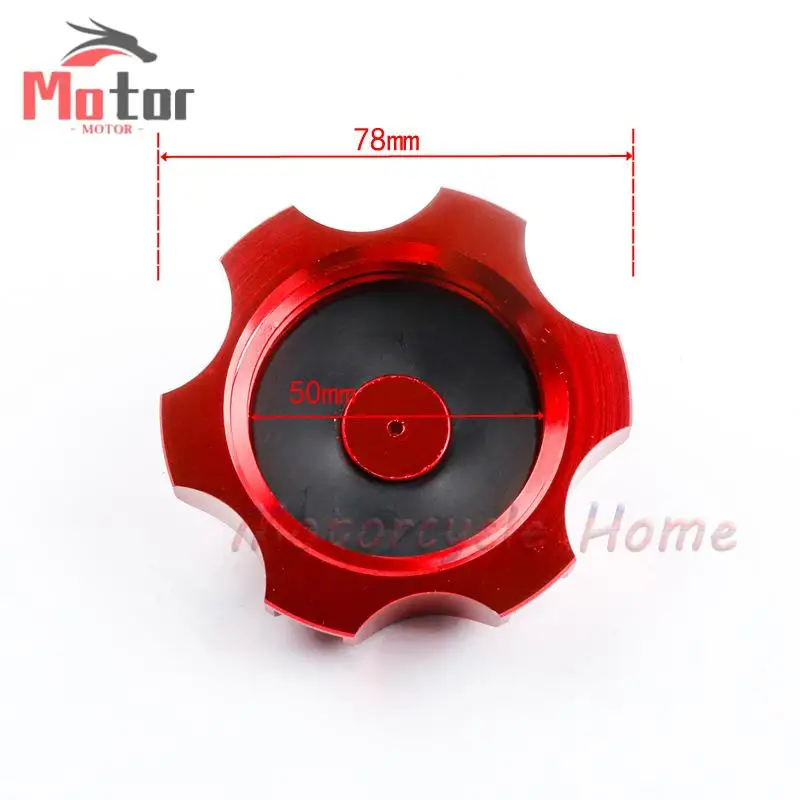 Universal Motorcycle CNC 50mm Gas Fuel Tank Cap Breather Vent Motocross ATV Dirt Bike For Parts