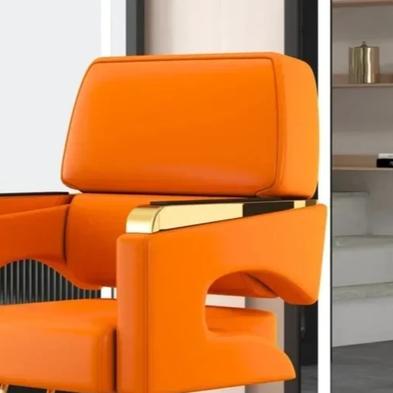 Comfortable Swivel Adjustable Silla Beauty Styling Chair Trendy Armchair Beauty Equipment Barber Chair Ergonomic Salon Furniture