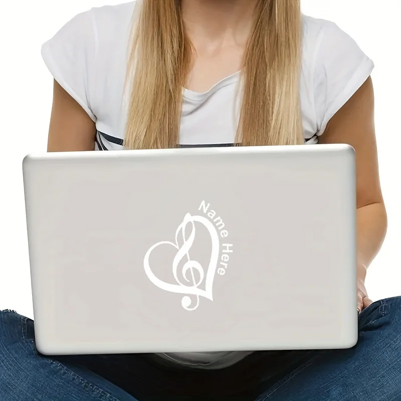 

Heart Music Vinyl Sticker, Waterproof Decal for Cars, Motorcycles, Phones, Windows, Bottles & Luggage, Perfect Car Decor Gift