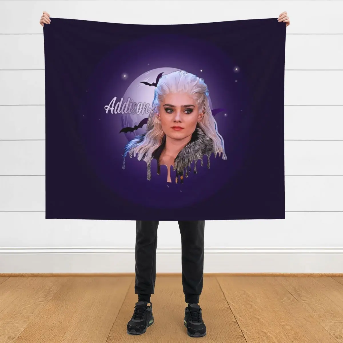 

Zombies Addison - Call To The Wild Throw Blanket Nap Polar Furry Flannel Fabric Blankets