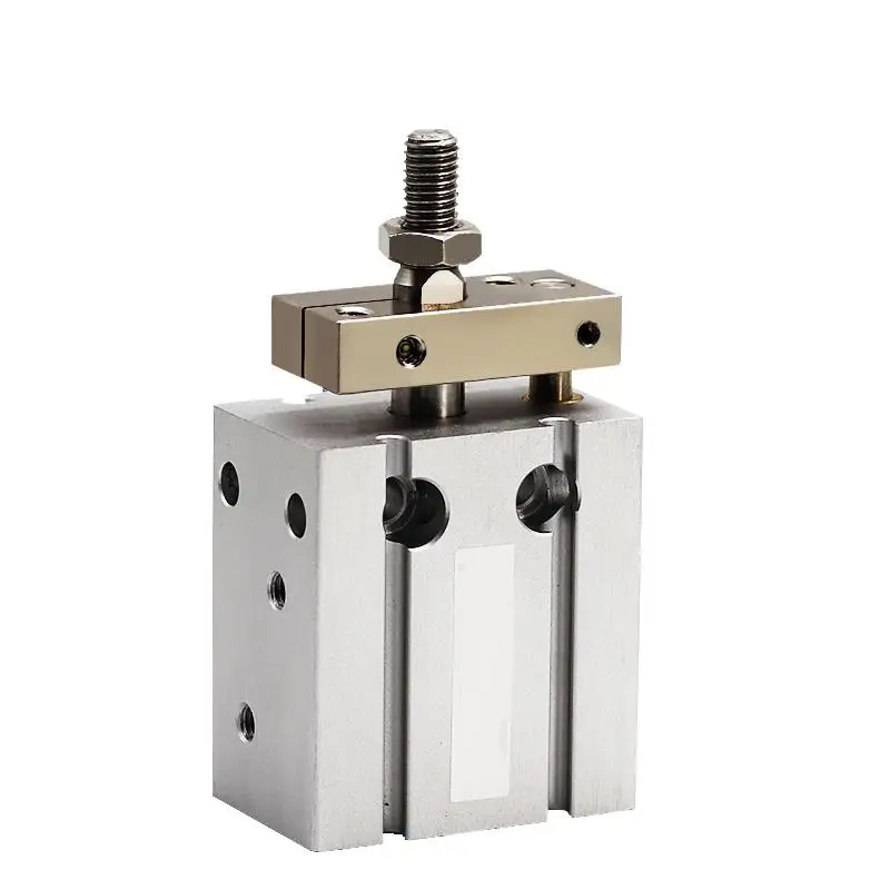 CDUK6 Anti-rotation Mini Free Mount Pneumatic Cylinder Bore 6mm Built-In Magne Double Acting Micro Single Rod Cylinder