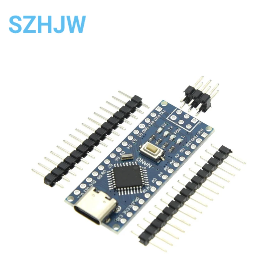 10pcs Nano 3.0 With Bootloader Compatible Controller Mini/Type-C/Micro USB CH340 USB Driver 16Mhz ATMEGA328P/PB For Arduino