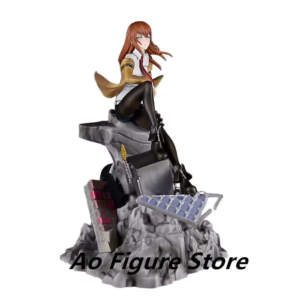 

Steins Gate аниме фигурка Makise Kurisu двумерная красота девушка настольный орнамент Коллекционная модель игрушки