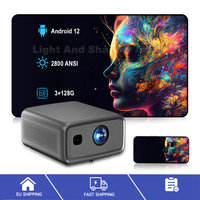 Everycom Cubelite MAX 4k Wifi Bluetooth Android 12 Projector 2800 ANSI Lumens 1080P Full Hd For Movies Smart Video Home Theater