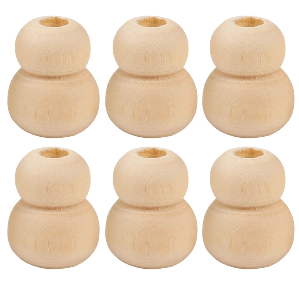 

100pcs Natural Wood Beads Original Log Color Smooth DIY Craft for Jewelry Making Necklaces Bracelets Creative Accessories