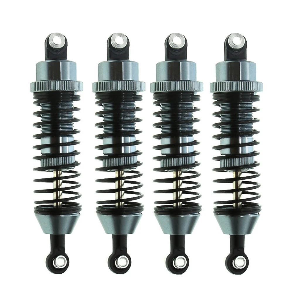 4Pcs 85mm Metal Shock Absorber Damper for Redcat Gen8 Gen 8 Scout II 1/10 RC Crawler Car Upgrade Parts,Titanium