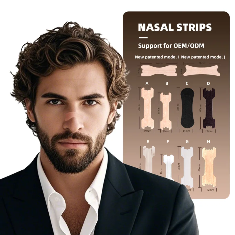 

Nasal Strips Physical Expansion Increase Airflow Breathable Nasal Congestion Relief Anti-Snoring Strips for Kids and Adults