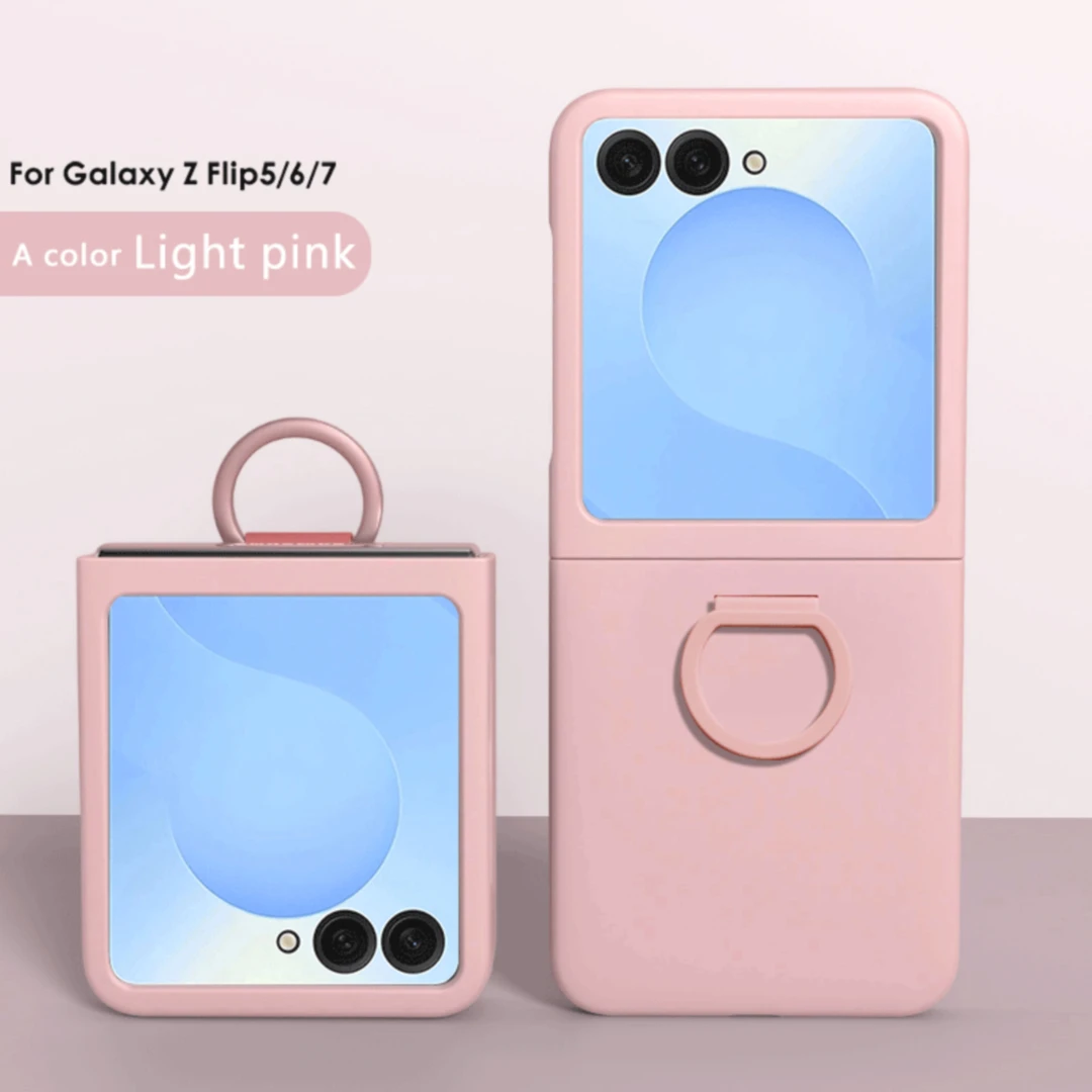 Hartschalen-Handyhülle mit Farbverlauf und Ring für Samsung Galaxy Z Flip 8 7 FE 6 5 Flip7, Schutzhülle mit großem Sichtfenster – Detail 29
