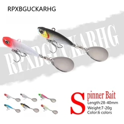 7g 11g 15g 21g Spinner Bait Metal VIB Fishing Lure Rotating Tail Vibration Sequins Japan Wobbler Trolling Bait Pesca