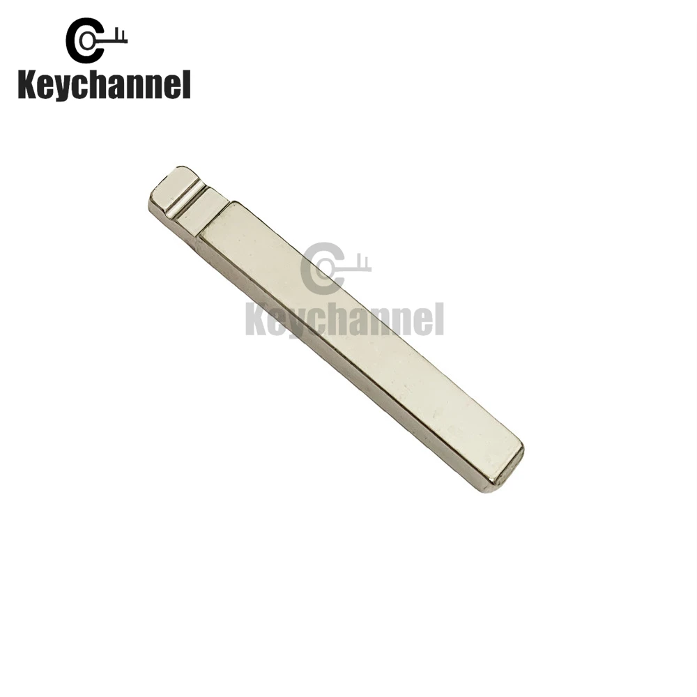 Keychanne10uds-Hoja de llave remota para KD, Lishi HU100, Metal en blanco, sin cortar, Flip, Excelle para Buick, Chevrolet, CRUZE, Cadillac, OPEL