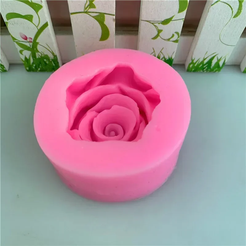 Ice Maker Mold 3D Rose Flower Style Box Silicone DIY Vivid Image Moulds Whisky Cocktail Vodka Bar Ware Party Kitchen Appliance