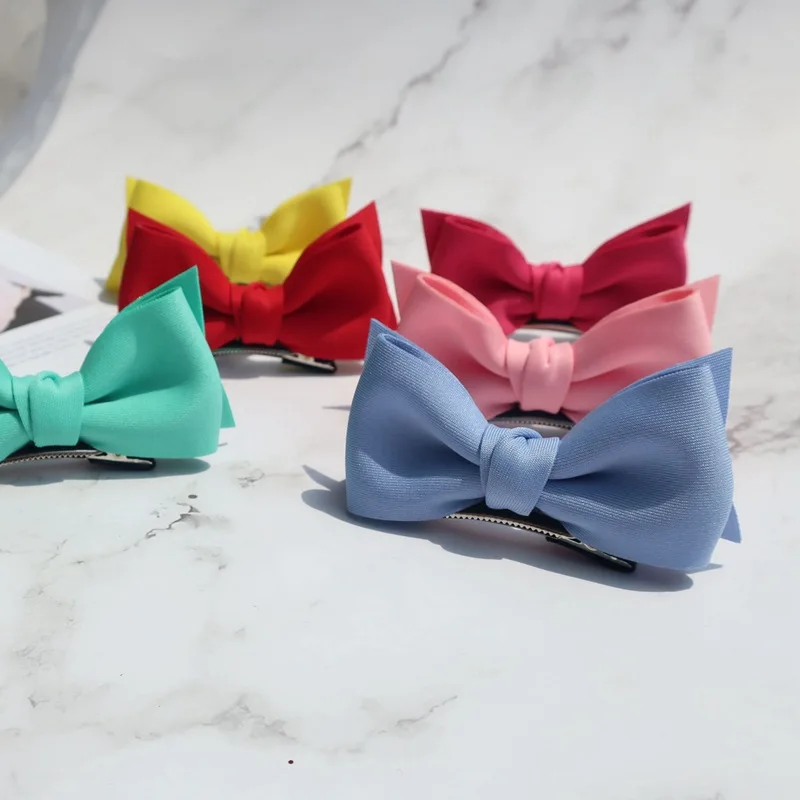 

Cute Kids Hair Clips Fluorescent Bow Hairpins Korean 3D Butterfly Hair Accessories for Girls