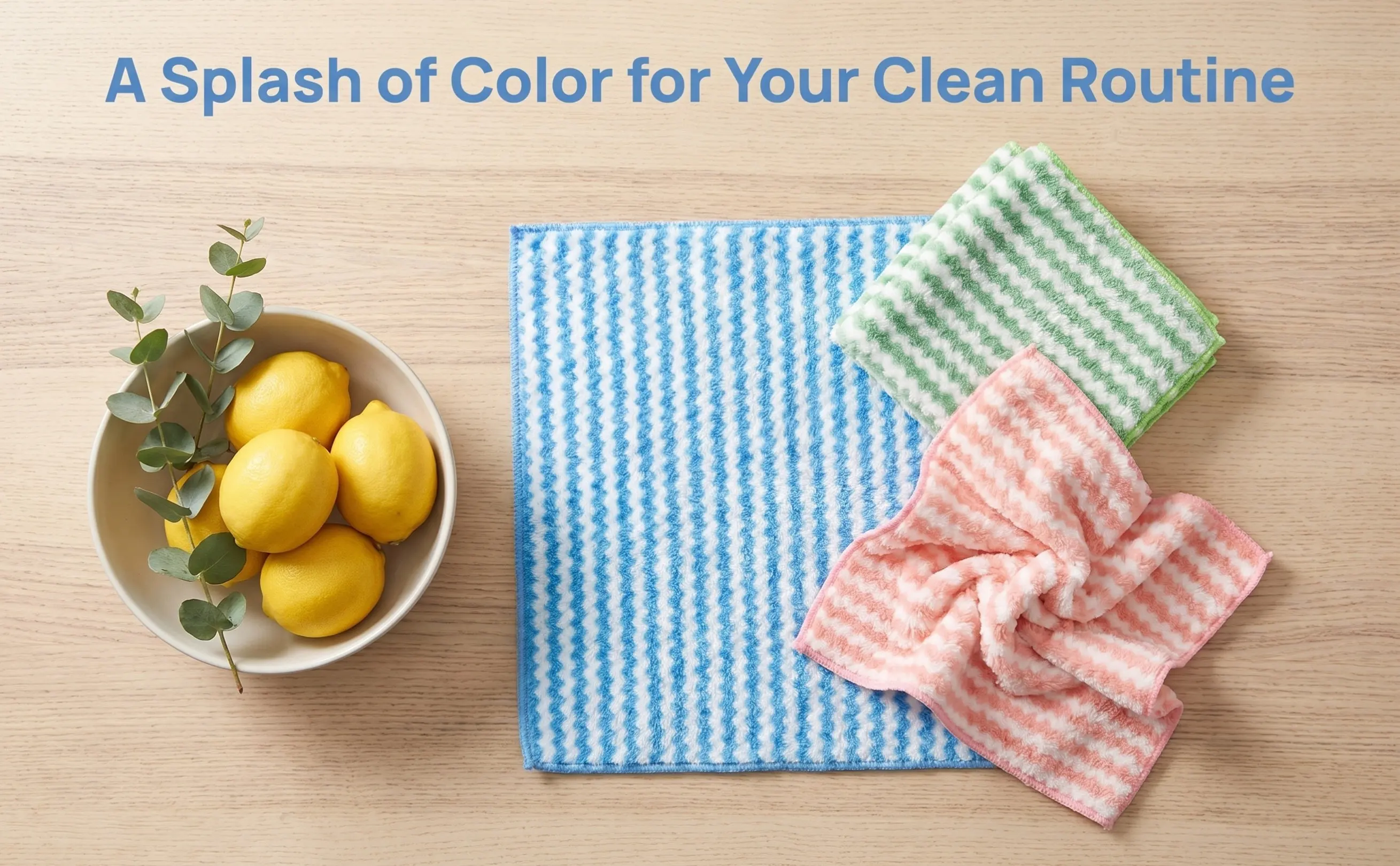 10Pcs Dish Rags for Washing Dishes Highly Absorbent Washable Dishcloth Skin-Friendly Breathable Microfiber Kitchen Cleaning