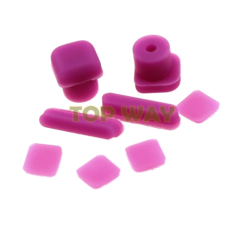 2 комплекта сменных цветов, дополнительная крышка с винтовыми ножками для DS Lite для игровой консоли NDSL, крышка с винтовыми ножками, резиновая заглушка