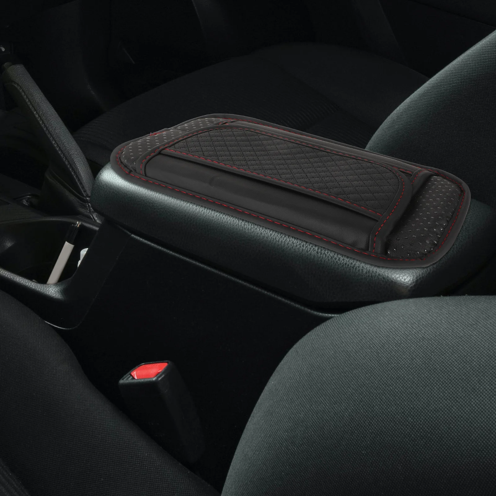 

Car Armrest Cover Center Console Cushion Storage Bag Mat Breathable Durable Comfortable Suv Interior Protector Pad Console Cover