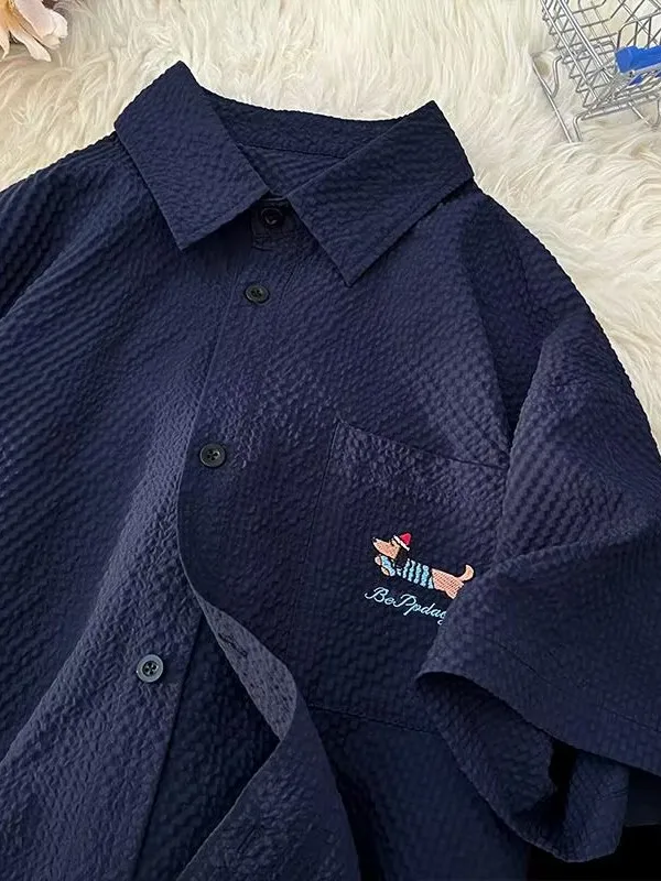

ort Sve Casual irt Мужская летняя тонкая Qui Dry f Sve irt Подростковая свободная текстура Sensation Повседневная верхняя одежда