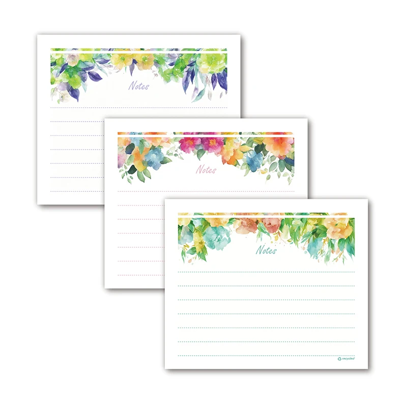 

60 new products, original elegant watercolor flowers, literary youth reading cards, abstract record cards, double-sided printing