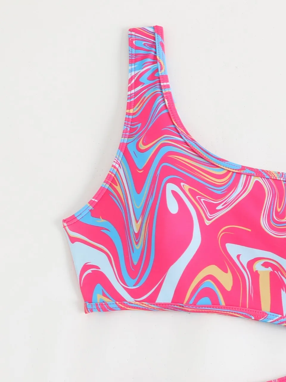 2026 traje de baño de una pieza con estampado de un hombro para mujer, traje de baño de corte alto calado, bañadores para mujer, traje de baño acolchado, ropa de playa