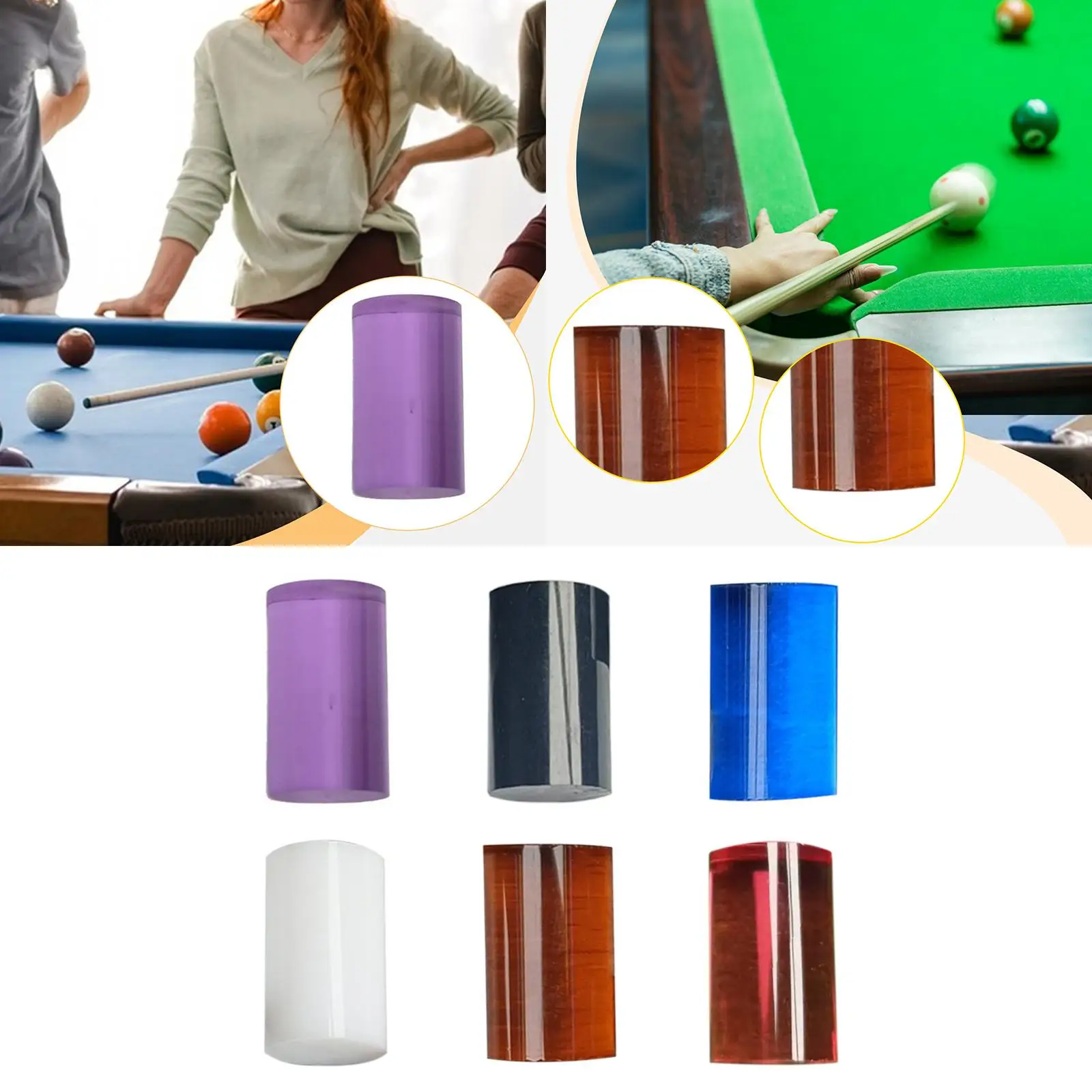 Pool Cue Ferrule Tube for 9 Balls Maintenance Professional High Performance Easy