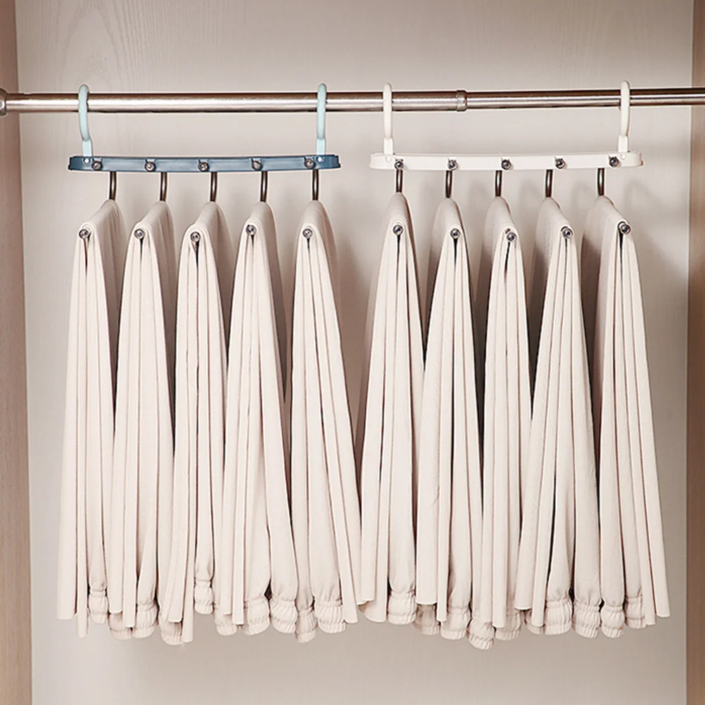 

1Pcs Stainless Steel Pants Hanger Multi-Layer Multifunctional Rack Space-Saving Closet Organizer Pants Storage Scarf Rack
