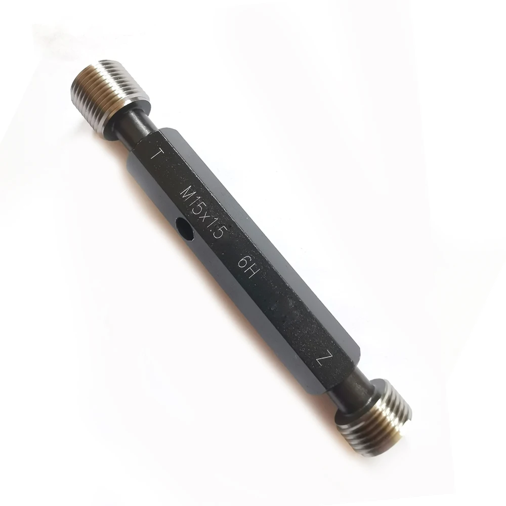 Imagem -06 - Mão Esquerda Rosca Métrica Plug Calibre m8 M10 M12 M14 M15 M16 M17 M18 M20 lh Fio Fino Calibre Calibres M22 M24 M25 M26 M27 M28 M30 6h