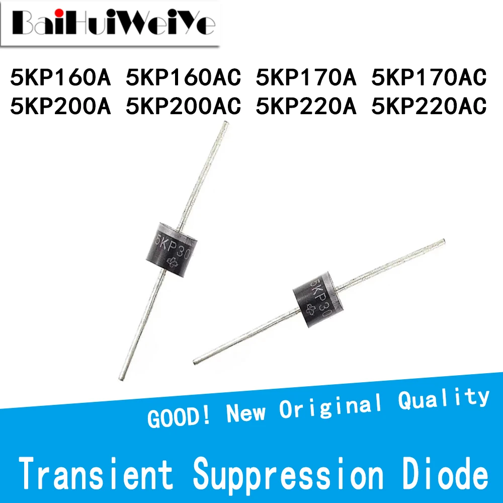 5PCS 5000W Transient Suppression Diode TVS Diode 5KP160A 5KP160CA 5KP170A 5KP170CA 5KP200A 5KP200CA 5KP220A 5KP220CA R-6 New