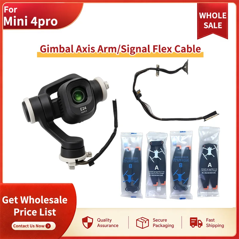 SNQP Durable Gimbal Bracket Arm Signal Flex Cable For DJI Mini 4 Pro In Stock Replacement Accessories