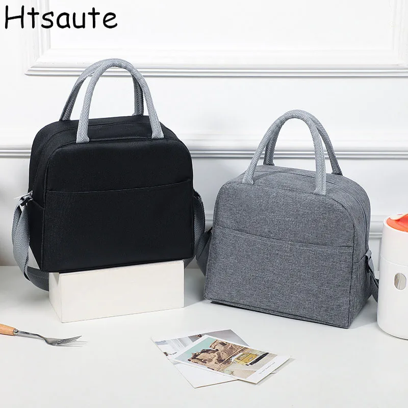 Foldable Thermal Bag for Picnics Small Portable Insulated Cooler Bags Lunch Box Waterproof Thermal Lunch Tote Handbags lonchera