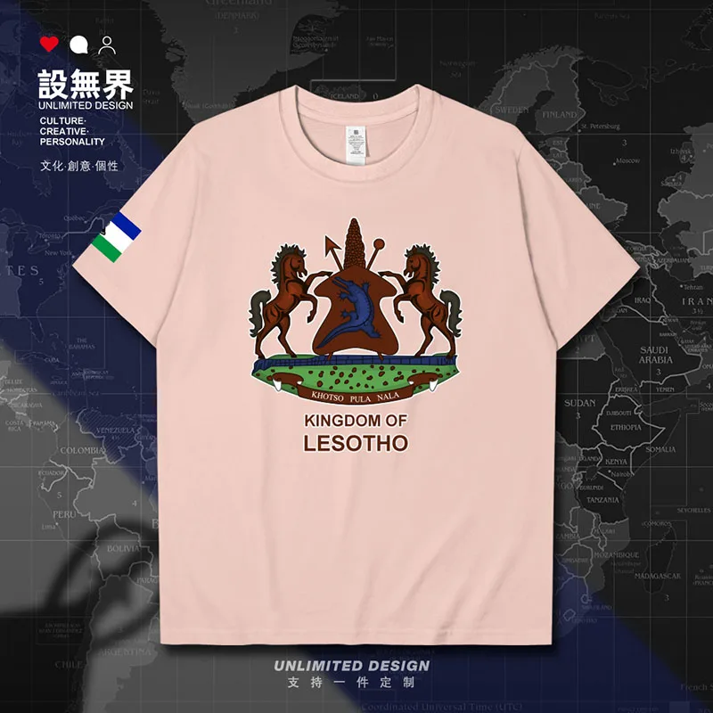 Kingdom of Lesotho LSO Sotho Basotho LS mens t shirt sports clothing fashion printed new Short Sleeve t-shirt summer clothes