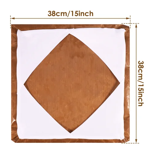 Imagen 2 del producto Cubierta envolvente para placa de prensado en caliente, Protector de teflón antiadherente resistente a altas temperaturas para eliminar residuos de tinta y adhesivo, 2 uds.