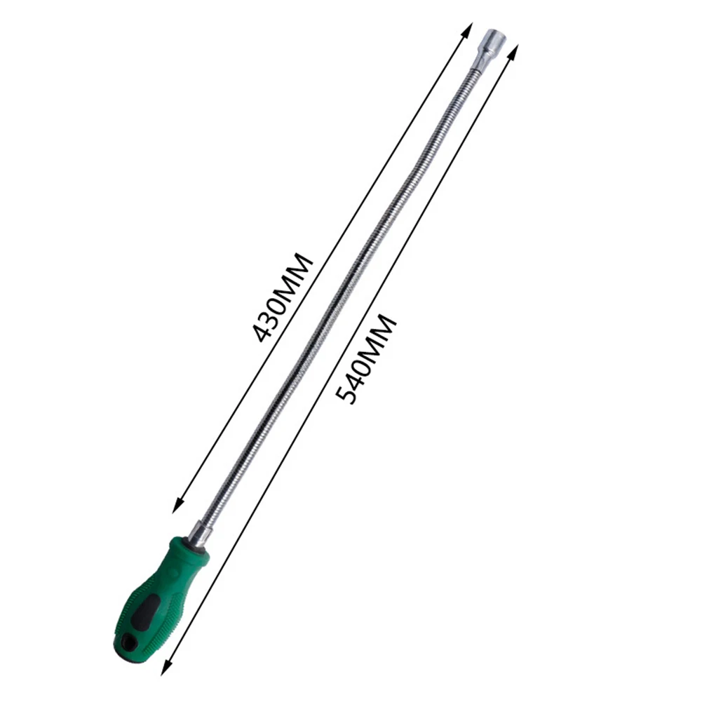 

Magnetic Pickup Tool Featuring Flexible Shaft and Anti Slip Handle for Locating and Retrieving Screws Nuts Bolts and Metal Items