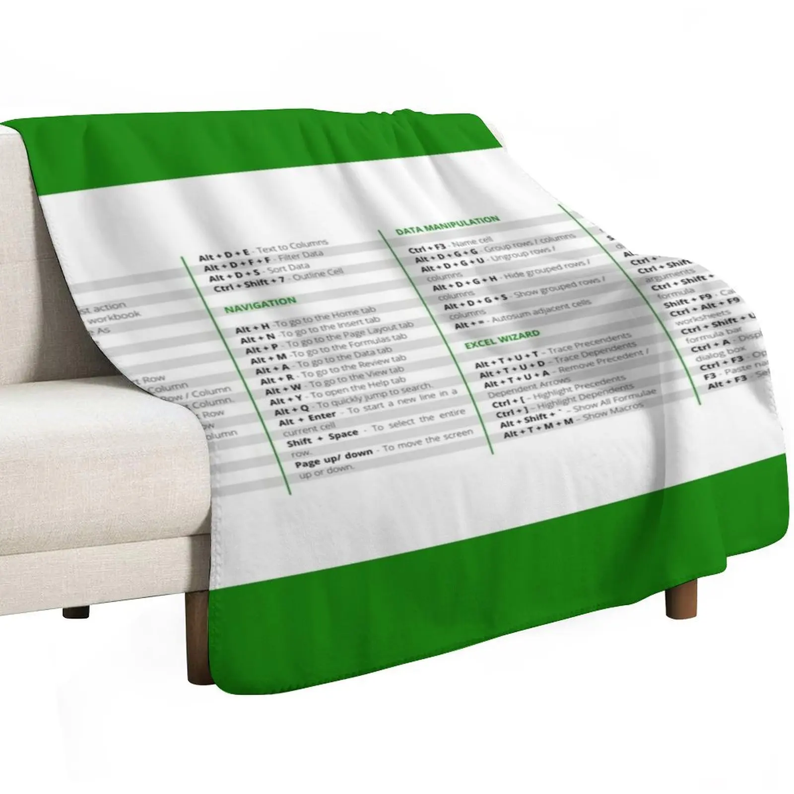 Excel shortcuts, Life saving shortcuts Throw Blanket Sofas for babies Retros for winter manga Nap Blankets