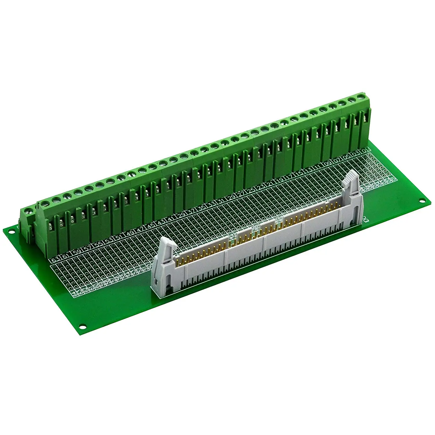 CZH-LABS IDC-64 Male Header Connector Breakout Board Module, IDC Pitch 0.1