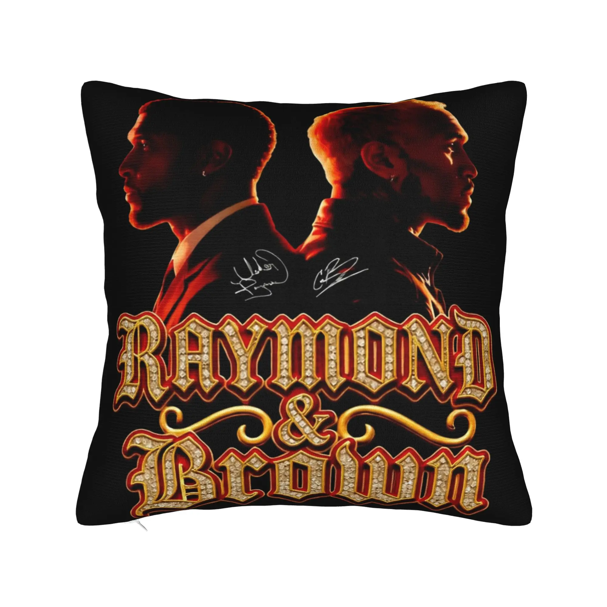 Decorative Pillowcases Chris Brown Usher R&B Tour 2026 Merchandise Bedroom  Throw Pillow Case Cover Square Multi-Size