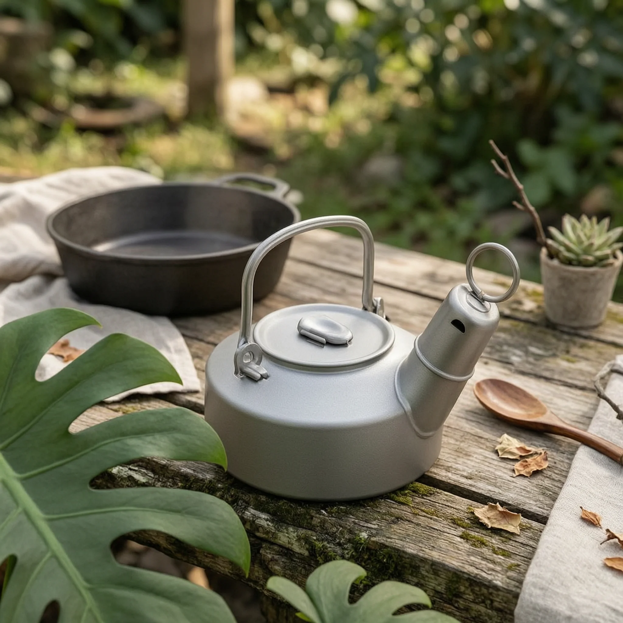 

Titanium Whistling Kettle Whistle Loop Whistling Tea Kettle Cookware Lightweight Kitchenware Easy Pour