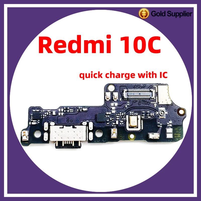 

For xiaomi redmi 10C Dock Connector USB Charger Charging Port Flex Cable Board Replacement