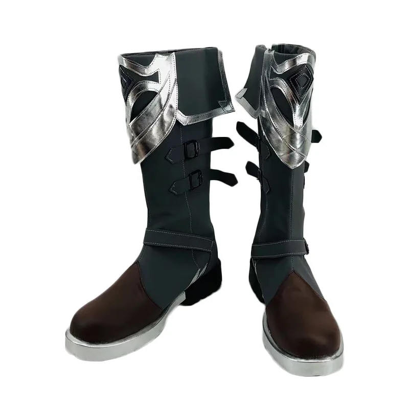 GenshinImpact zapatos de Cosplay Diluc, botas hechas a medida, Carnaval, Halloween, hombres y mujeres