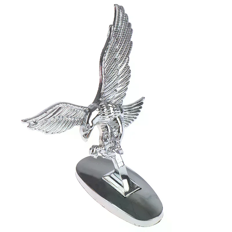 

Car Front Cover Chrome Hood Ornament Badge 3D Emblem Angel Eagle For Auto Car