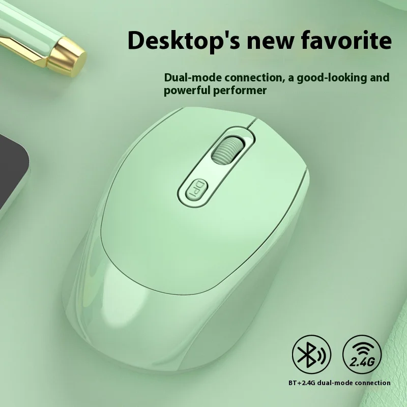Leise, extrem leise kabellose Maus, USB-Schnittstelle, Aufladen, Bluetooth, 2,4 G, Dual-Modul, Computer, Büro, Ausrüstung, Peripheriegeräte