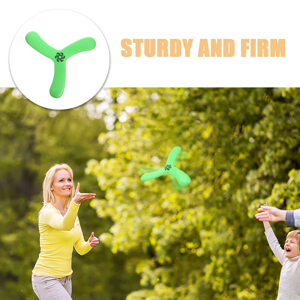 

2Pcs Thickened Soft Boomerang for Kids Outdoor Recreation Throw and Flying Disc Interactive Play Flying for Children