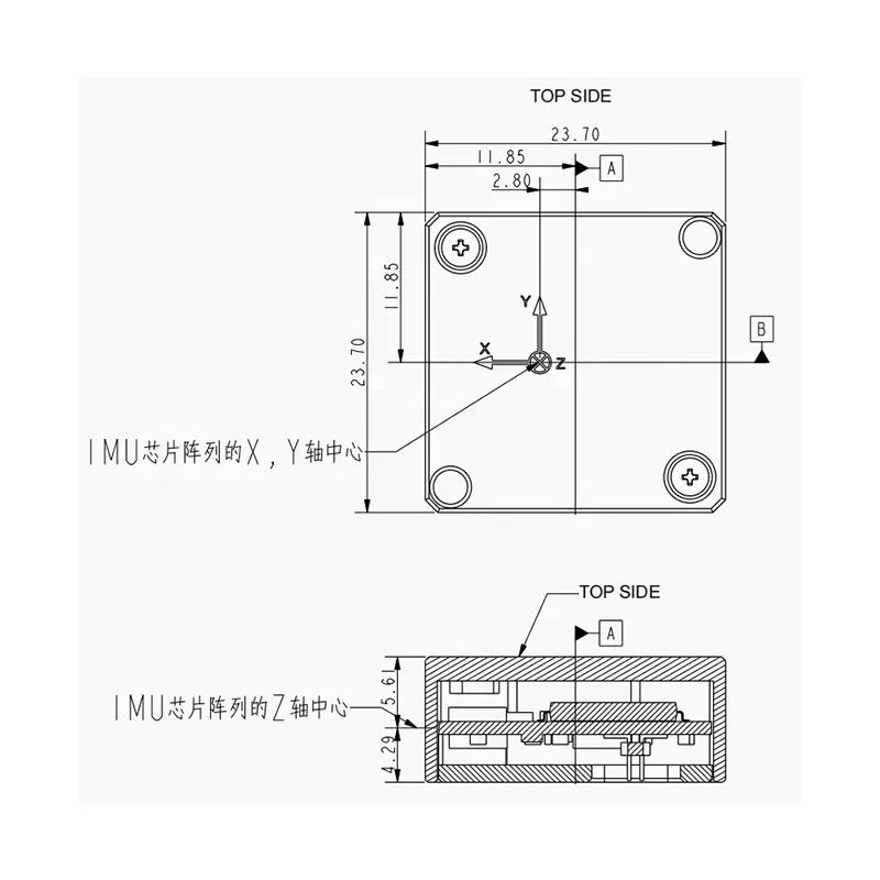 SKA-MEMS 618-h慣性測定ユニット、imu M-G370