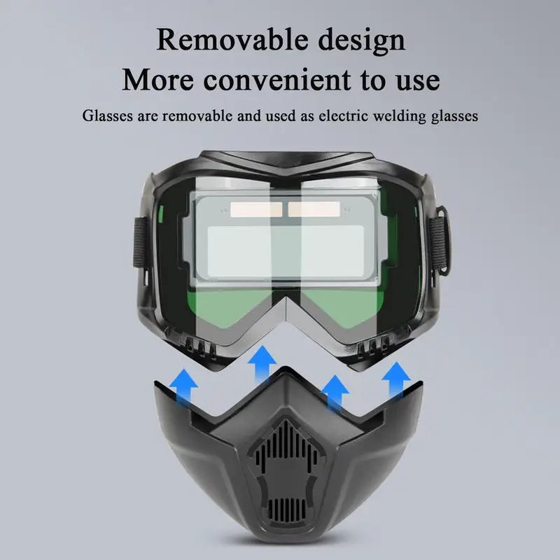 

Auto Darkening Welding Helmet Detachable Welding Protector Soldering Shield Automatic Darkening Hood Mig Tig Arc Welder Mask
