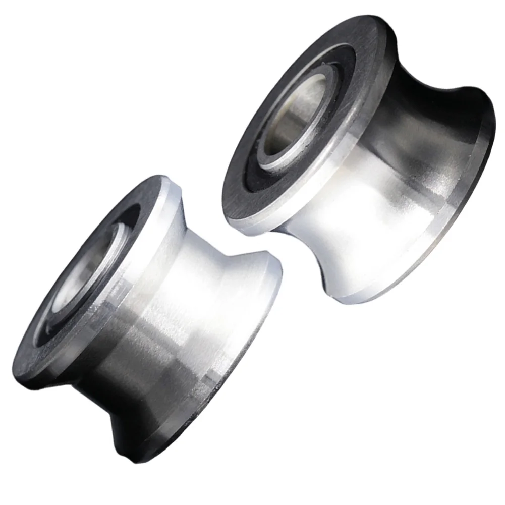 Approx. 8mm 0.3in Track Pulley Bearing High Load Capacity Bearing Bearing Groove Round Bottom High Load Capacity