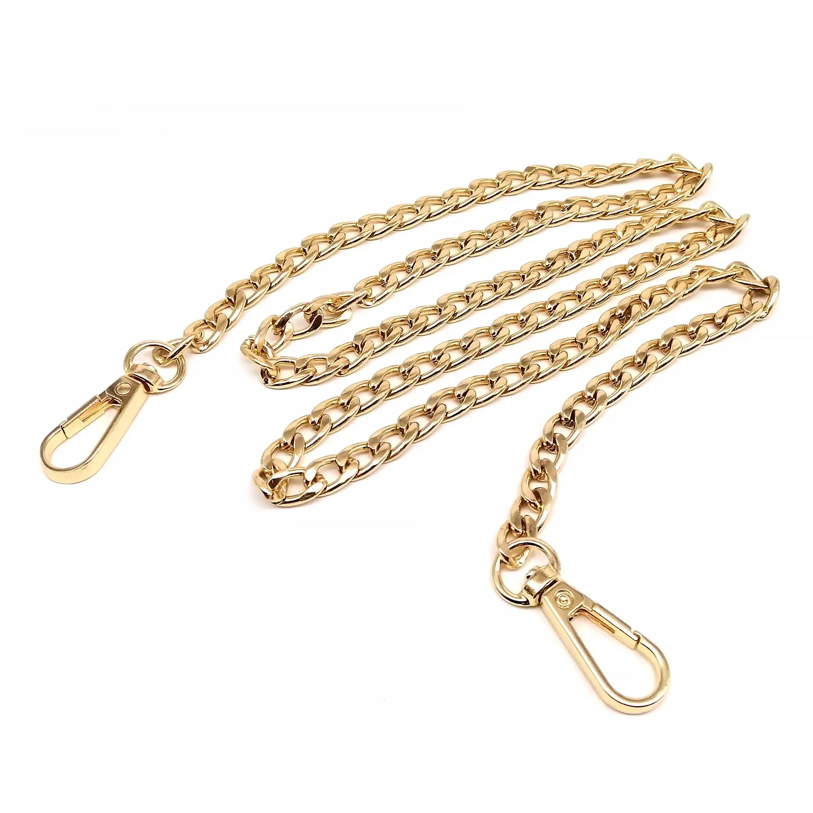 120cm Metal Aluminum Bag Chain Bag Strap 4 Colors Replacement Parts Accessories DIY Detachable Luggage Accessories Metal Chain