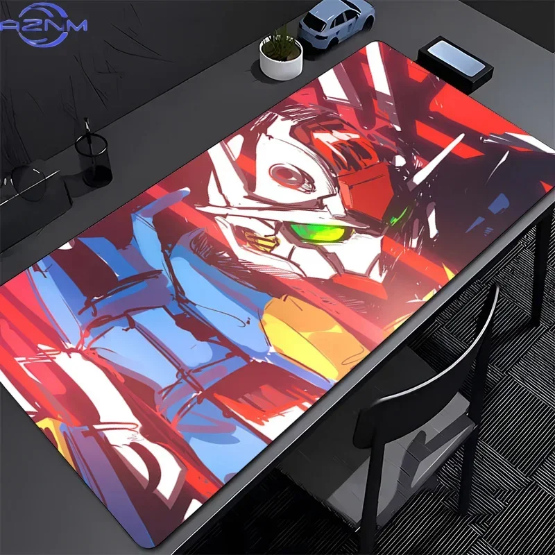 Gundam Aerial XVX-016 Large Gaming Mouse Pad Non-Slip Rubber Desk Mat Keyboard Carpet for PC Laptop Gamer