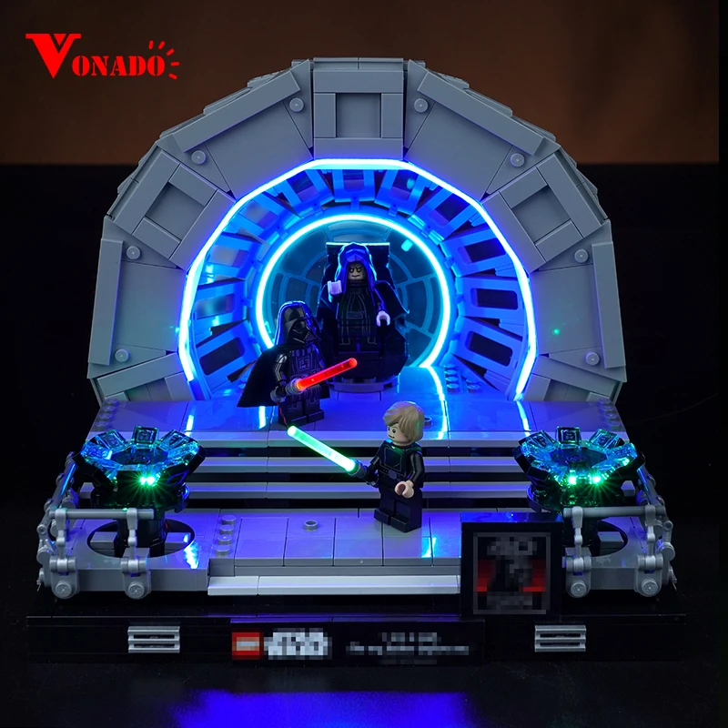 Vonado LED Light For 75352 Emperor's Throne Room Diorama Lighting DIY Toys (Not ​Include the Model)